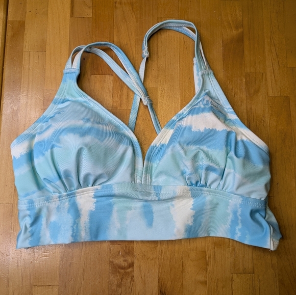 Quintsoul NWT Bikini Mid Rise Retro Bottoms/Crossback Lace Up Bustier Top Size S - Picture 9 of 13